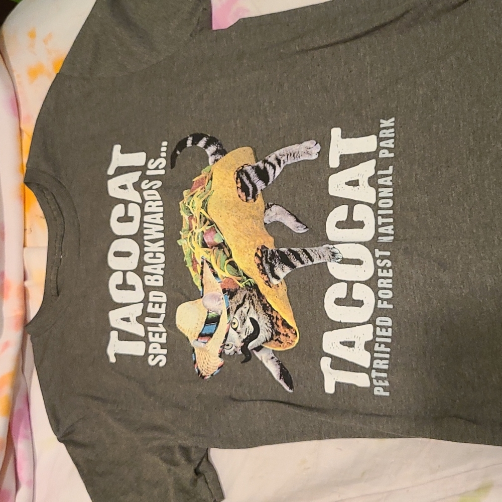 Grey taco cat short sleeve